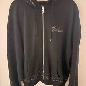 Darc Sport WESTERN WOLVES ZIP HOODIE NWT Size L